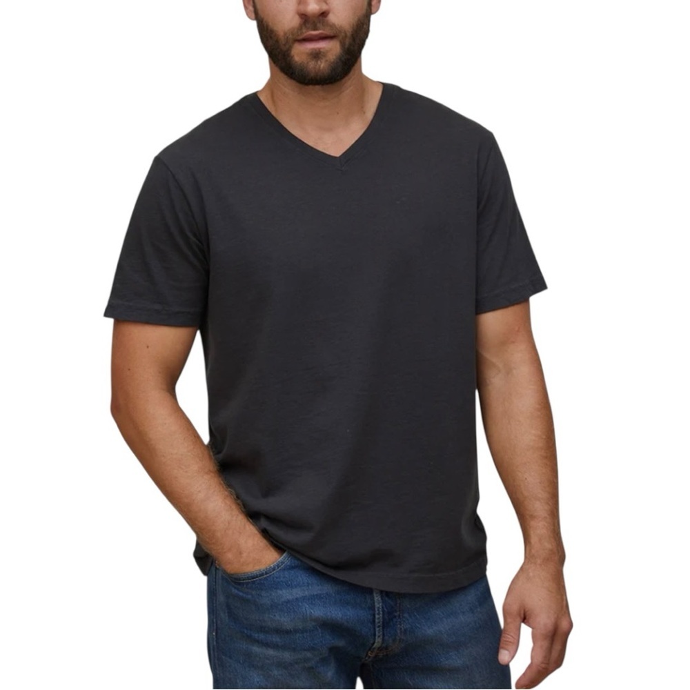 PerfectWhiteTee Men’s Recycled Cotton V-neck Tee